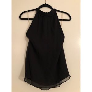 Alice + Olivia Tie Neck Halter Top